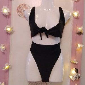 Sara Swim (M) Monokini Front Tie Suit